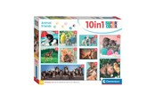 Puzzle - Clementoni Jigsaw Puzzle Super Color 10in1 Animal Friends Boden - 20283