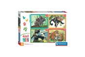 Puzzle - Clementoni Jigsaw Puzzle 4in1 Baby Cuddles Boden - 21532