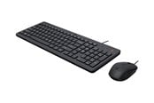 Tastaturen - HP 150 - Tastatur & Maus Set - Deutsch - Schwarz - 240J7AA#ABD