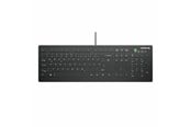 Tastaturen - Cherry Active Key AK-C8112 - keyboard - wipe disinfection flat key profile IP68 - 100% full size - QWERTZ - German - black Input Device - Tastaturen - Deutsch - Schwarz - AK-C8112-US-B/DE