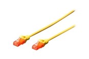 Netzwerk - Kabel - DIGITUS Professional patch cable - 50 cm - yellow - Gelb - 0.5m - DK-1617-005/Y
