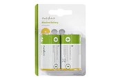 Batterien und Akkus - Nedis BAAKLR202BL battery - 2 x D - Alkaline - BAAKLR202BL