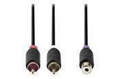 Audio Kabel - Nedis audio cable - 20 cm - CABW24020AT02