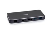 Dockingstationen - C2G USB-C 7-in-1 Dual Display MST Docking Station with HDMI DisplayPort Ethernet USB and Power Delivery up to 100W - 4K 60Hz - docking station - USB-C - HDMI DP - 1GbE - C2G54543