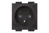 Andere Kabel - Crestron Electronics Crestron FT2A-PWR-FR series FT2A-PWR-FR-1-BASIC - power socket mechanism - France/Belgium - 1 power socket - black - FT2A-PWR-FR-1-BASIC