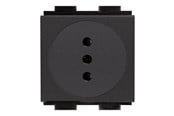 Andere Kabel - Crestron Electronics Crestron FT2A-PWR-IT series FT2A-PWR-IT-1-BASIC - power socket mechanism - Italy - 1 power socket - black - FT2A-PWR-IT-1-BASIC
