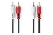 Audio Kabel - Nedis CAGL24200BK50 audio cable - CAGL24200BK50
