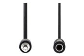 Audio Kabel - Nedis audio adaptor - 20 cm - CAGP22550BK02