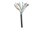 Netzwerk - Kabel - Nedis CCBG8599BK100S networking cable - Schwarz - 100m - CCBG8599BK100S