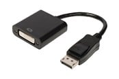 Display Kabel - Nedis - video adapter - DVI-D to DisplayPort - 20 cm - CCGB37250BK02