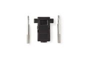 Andere Kabel - Nedis D-Sub Connector Hood | D-SUB 9-Pin | Neutral | Nickel Plated - CCGB52890BK