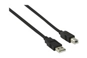 USB Kabel - Nedis - USB cable - USB to USB Type B - 5 m - CCGB60100BK50