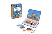 Kreativ-Spiele - Janod - Magneti'Book - Racers - 50 magnets - LKJ2715