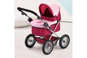 Puppen & Zubehör - Bayer Design Doll's Pram Trendy - Red/Pink - 13014AA