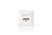 Netzwerkgeräte - Nedis Network Wall Box | In-Wall | 2 port(s) | CAT5e - CCGB89150IV