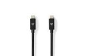 USB Kabel - Nedis USB Cable | USB 4.0 Gen 3x2 | USB-C™ Male | USB-C™ Male - CCGL66040BK10