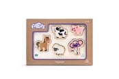 Baby Spielzeug - Fantorangen & Fantus  WOODEN PUZZLE FARM ANIMALS 31.5X22CM - 112063