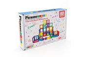 Bausets - PicassoTiles Kunstserie Magnetische Bausteine Set 42 Teile - PT42