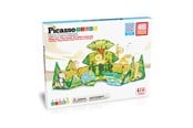 Bausets - PicassoTiles Safari 46-teiliges Magnetset mit 8 Figuren - PTQ12