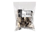 Netzwerk - Kabel - Gembird Modular Plug - network connector - Silber - LC-PTF-01/50