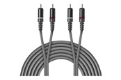 Audio Kabel - Nedis OnStage series audio cable - 3 m - COTH24200GY30