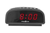 Einrichtung - Nedis - alarm clock - electronic - desktop - black - CLDK008BK