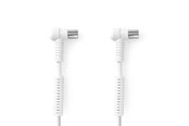 Antennenkabel - Nedis CSGB40120WT100 coaxial cable - CSGB40120WT100