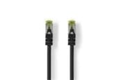 Netzwerk - Kabel - Nedis CAT7 Network Cable | S/FTP | RJ45 Male | RJ45 Male - Schwarz - 0.25m - CCGL85420BK025