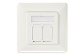 Netzwerkzubehör - Nedis flush mount outlet - CCGP89250IV