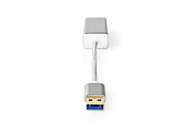 Netzwerkadapter (Netzkarte, Druckserver, u.s.w.) - Nedis USB Network Adapter USB 3.2 Gen1 1Gbps USB-A Male RJ45 Female 0.20 m - CCTB61950AL02