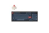 Tastaturen - Keychron V5 MAX QMK/VIA Wireless RGB Hot Swap Jupiter Red - Carbon Black - Gaming Tastatur - 96% - Nordic ISO - Schwarz - V5M-D1-BO
