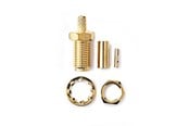 Antennenkabel - Nedis SMA Connector | Straight | Female | Gold Plated | 50 Ohm - CSGB02901GD