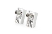 Antennenkabel - Nedis IEC (Coax) Connector | Angled | Male | Nickel Plated - CSGB40900WT