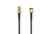 Antennenkabel - Nedis SMA Cable | SMA Male | SMA Female | Gold Plated - CSGL02010BK10