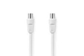 Antennenkabel - Nedis Coax Cable | IEC (Coax) Male | IEC (Coax) Female | Nickel Plated - CSGL40000WT100