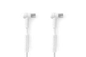 Antennenkabel - Nedis Coax Cable | IEC (Coax) Male | IEC (Coax) Female | Nickel Plated - CSGL40120WT100