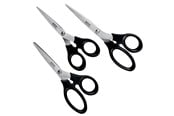 Schreibtischzubehör - Leitz Edelstahl-Scheren-Set 165/185/200 mm - 54260095