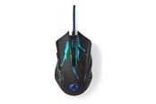 Maus - Nedis Gaming - mouse - USB - black - Maus (Schwarz) - GMWD210BK