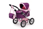 Puppen & Zubehör - Bayer Design Doll's Pram Trendy - Plum - 13057AA