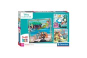 Puzzle - Clementoni Jigsaw Puzzle Super Color Square Disney Classics 3x48pcs. Boden - 25302