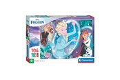 Puzzle - Clementoni Disney Frozen Jigsaw Puzzle Super Color 104 pcs - 25737