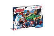 Puzzle - Clementoni Jigsaw Puzzle Super Color Avengers 104pcs. Boden - 25718