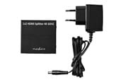 Video Audio Switcher - Nedis VSPL3472AT - video/audio splitter - 2 ports - VSPL3472AT