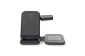 Handys - Adapter und Ladegeräte - Nedis Wireless Charger | 3-in-1 | 15 W | LED-indicator in use - WDCHAQ15W110BK