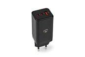 Handys - Adapter und Ladegeräte - Nedis Universal GaN Wall Charger - WCGPD65W100BK
