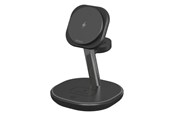Handys - Adapter und Ladegeräte - Deltaco 3-in-1 magnetic wireless charging Stand - QI-1049