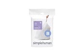 Reinigung - Simplehuman Code B maßgeschneiderte Müllbeutel, Packung mit 30, weiß - CW0161