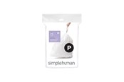 Reinigung - Simplehuman Code P maßgeschneiderte Müllbeutel, Packung mit 20, weiß - CW0175