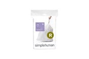 Reinigung - Simplehuman Code R maßgeschneiderte Müllbeutel, Packung mit 20, weiß - CW0201