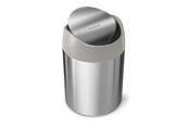 Mülltrennung - Simplehuman 1,5L Mini-Mülleimer, gebürstet - CW2084